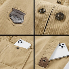 Rodrigo | Chaqueta Militar Hombre de Algodón Utilitaria Multipocket