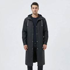 Rodrigo | Chubasquero Largo Impermeable Hombre con Capucha
