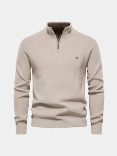 Rodrigo | Jersey de Punto con Cremallera Hombre Cuello Alto Manga Larga