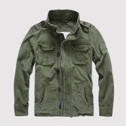 Rubén | Chaqueta Militar Hombre Algodón Bolsillos Cargo
