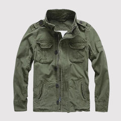 Rubén | Chaqueta Militar Hombre Algodón Bolsillos Cargo
