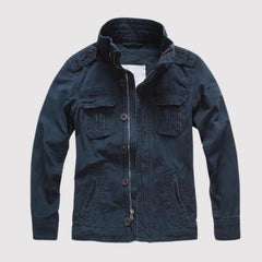 Rubén | Chaqueta Militar Hombre Algodón Bolsillos Cargo