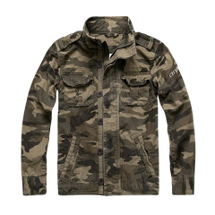 Rubén | Chaqueta Militar Hombre Algodón Bolsillos Cargo