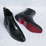 Rubén | Chelsea Boots de Cuero Hombre Suela Contraste