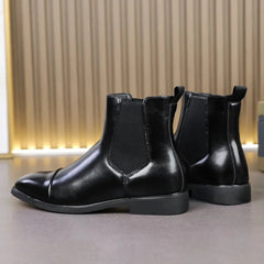 Rubén | Chelsea Boots de Cuero Hombre Suela Contraste