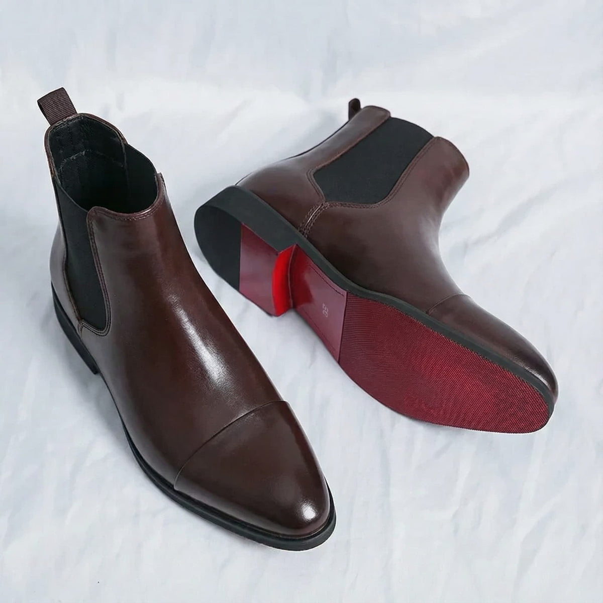 Rubén | Chelsea Boots de Cuero Hombre Suela Contraste