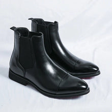 Rubén | Chelsea Boots de Cuero Hombre Suela Contraste