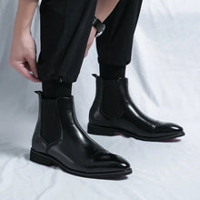 Rubén | Chelsea Boots de Cuero Hombre Suela Contraste