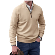 Rubén | Jersey de Punto Cuello Alto Hombre Media Cremallera