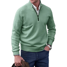 Rubén | Jersey de Punto Cuello Alto Hombre Media Cremallera
