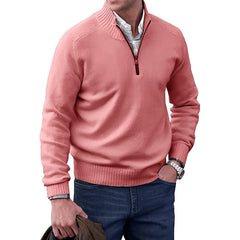 Rubén | Jersey de Punto Cuello Alto Hombre Media Cremallera