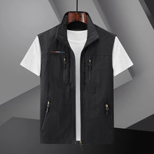 Salvador | Gilet Multipocket Hombre Cremallera Cuello Alto