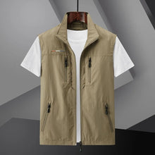 Salvador | Gilet Multipocket Hombre Cremallera Cuello Alto
