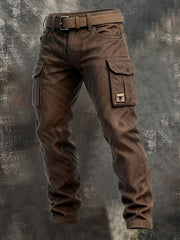Salvador | Pantalón de Trabajo de Lona Hombre Cargo Multipocket