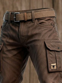 Salvador | Pantalón de Trabajo de Lona Hombre Cargo Multipocket