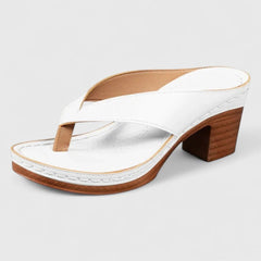 Esther | Sandalias de Dedo con Tacón Chunky Mujer
