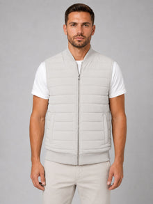 Sergio | Chaleco Acolchado Hombre Cuello Alto Cremallera