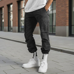 Sergio | Pantalón Cargo Ancho Hombre Bolsillos Laterales