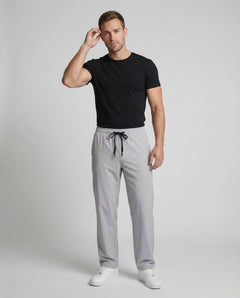 Sergio | Pantalón de Chándal Algodón Hombre Corte Recto Cintura Elástica