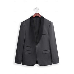 Sergio | Traje de Novio Hombre Dos Piezas Solapa Satinada