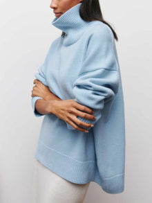 Sonia | Jersey de Punto Cuello Alto Oversized Mujer Manga Larga