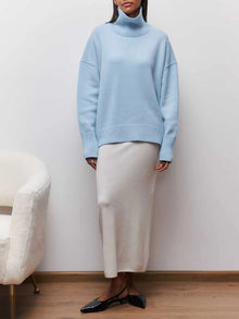Sonia | Jersey de Punto Cuello Alto Oversized Mujer Manga Larga