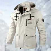 Tomás | Chubasquero Hombre Impermeable con Capucha Multipocket