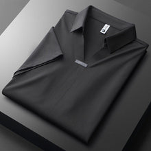 Tomás | Polo de Algodón y Seda de Manga Corta Hombre Cuello Solapa