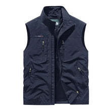 Unai | Chaleco Multibolsillo de Nylon Hombre Cuello Alto Cremallera