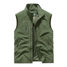 Unai | Chaleco Multibolsillo de Nylon Hombre Cuello Alto Cremallera