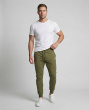 Unai | Pantalón de Chándal Algodón Hombre Corte Cónico Puños