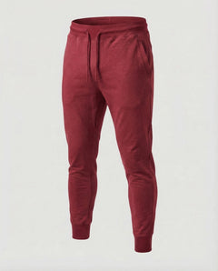 Unai | Pantalón de Chándal Algodón Hombre Corte Cónico Puños