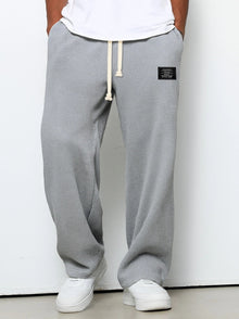 Unai | Pantalón Deportivo de Tejido Waffle Hombre Relaxed Fit Cordón
