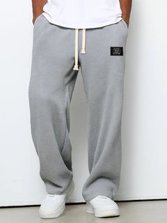 Unai | Pantalón Deportivo de Tejido Waffle Hombre Relaxed Fit Cordón
