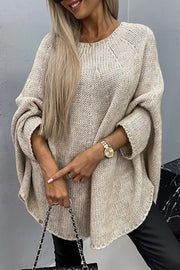 Vega | Jersey de Manga Murciélago Oversize Mujer Cuello Redondo