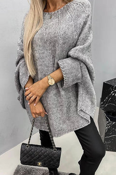Vega | Jersey de Manga Murciélago Oversize Mujer Cuello Redondo