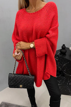 Vega | Jersey de Manga Murciélago Oversize Mujer Cuello Redondo