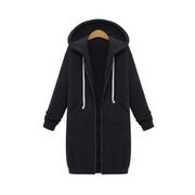Vega | Sudadera con Cremallera Larga Mujer con Capucha Oversize