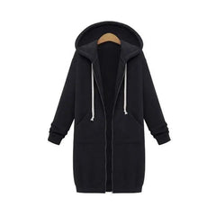 Vega | Sudadera con Cremallera Larga Mujer con Capucha Oversize