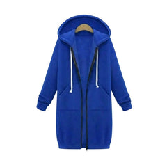 Vega | Sudadera con Cremallera Larga Mujer con Capucha Oversize