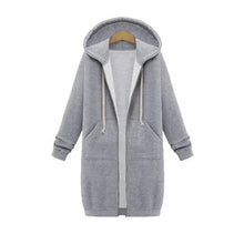 Vega | Sudadera con Cremallera Larga Mujer con Capucha Oversize
