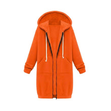 Vega | Sudadera con Cremallera Larga Mujer con Capucha Oversize