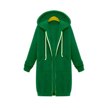 Vega | Sudadera con Cremallera Larga Mujer con Capucha Oversize