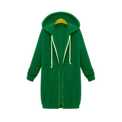 Vega | Sudadera con Cremallera Larga Mujer con Capucha Oversize