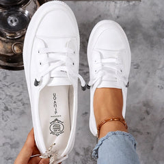 Vega | Tenis de Vestir Mujer Cordones Suela Plana
