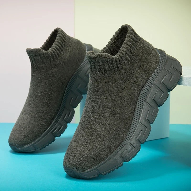 Víctor | Sneakers Hombre Chunky Sin Cordones Punto Elástico