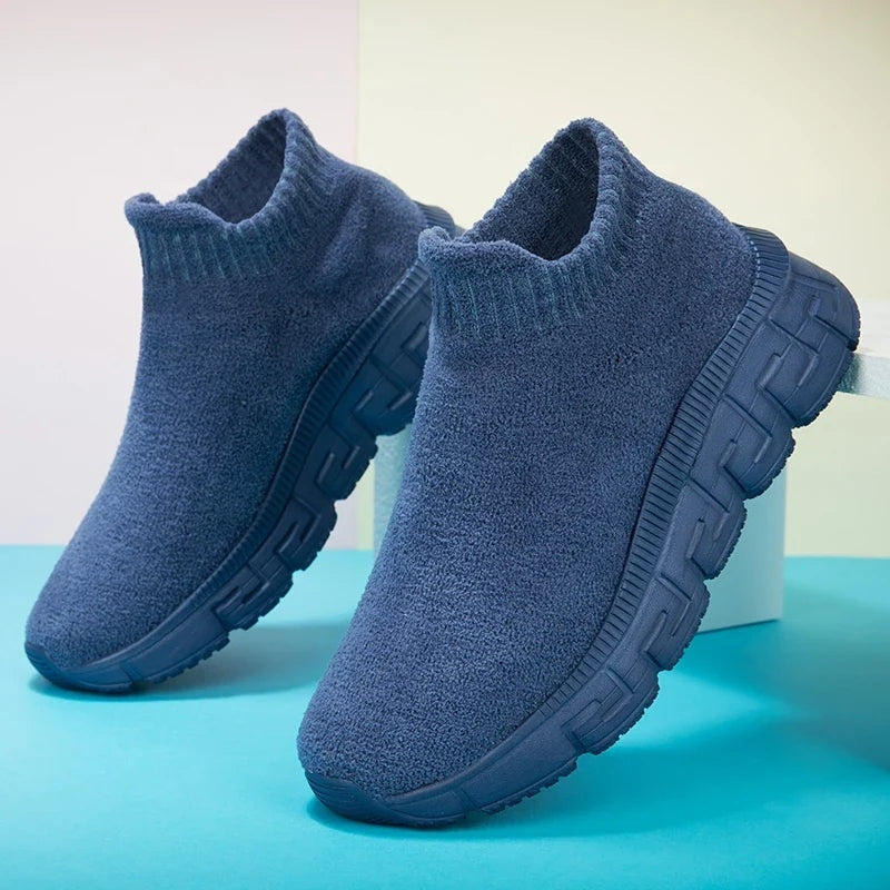Víctor | Sneakers Hombre Chunky Sin Cordones Punto Elástico