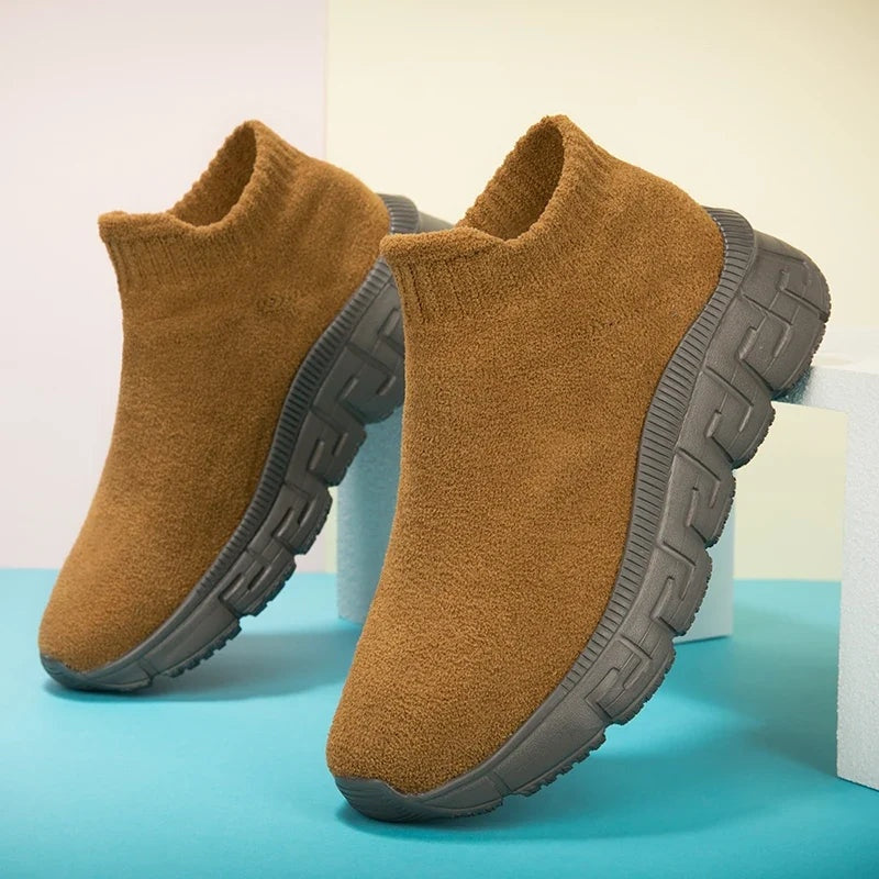 Víctor | Sneakers Hombre Chunky Sin Cordones Punto Elástico