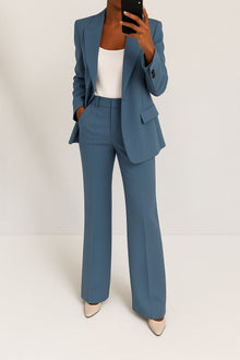 Victoria | Conjunto de Traje Chaqueta Mujer Elegante Cuello Solapa