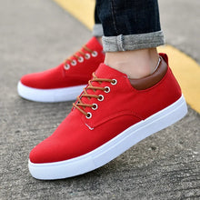 Andrés | Zapatillas de Lona Casual Hombre Cordones Contraste